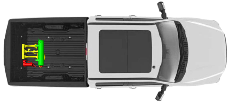 Kleinn Air Horns Kleinn 17-26 Ford F-250/ F-350 Onboard Air System w/ Model 730 Horns Spare Tire Location