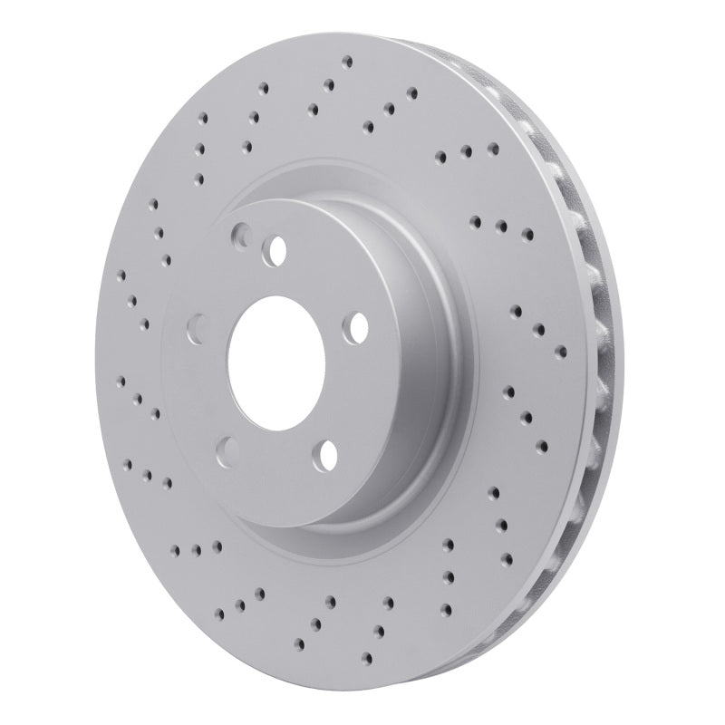 DFC 07-13 Mercedes-Benz CL550 Front Drilled Hi-Carbon Alloy Geomet Coated Rotor
