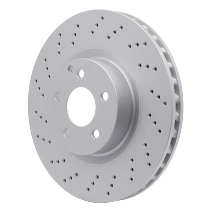 DFC 07-13 Mercedes-Benz CL550 Front Drilled Hi-Carbon Alloy Geomet Coated Rotor