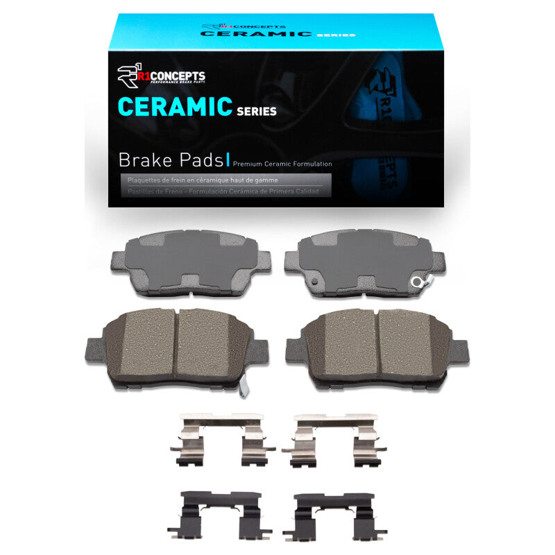 R1 Concepts R1 00-00 Toyota Celica Front Ceramic Pads & Hardware Kit