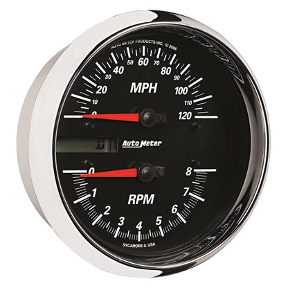 Autometer Pro-Cycle Gauge Tach/Speedo 4 1/2in 8K Rpm/120 Mph Black