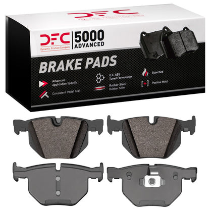 DFC 07-14 BMW X5 Rear 5000 Advanced Low Metallic Brake Pads