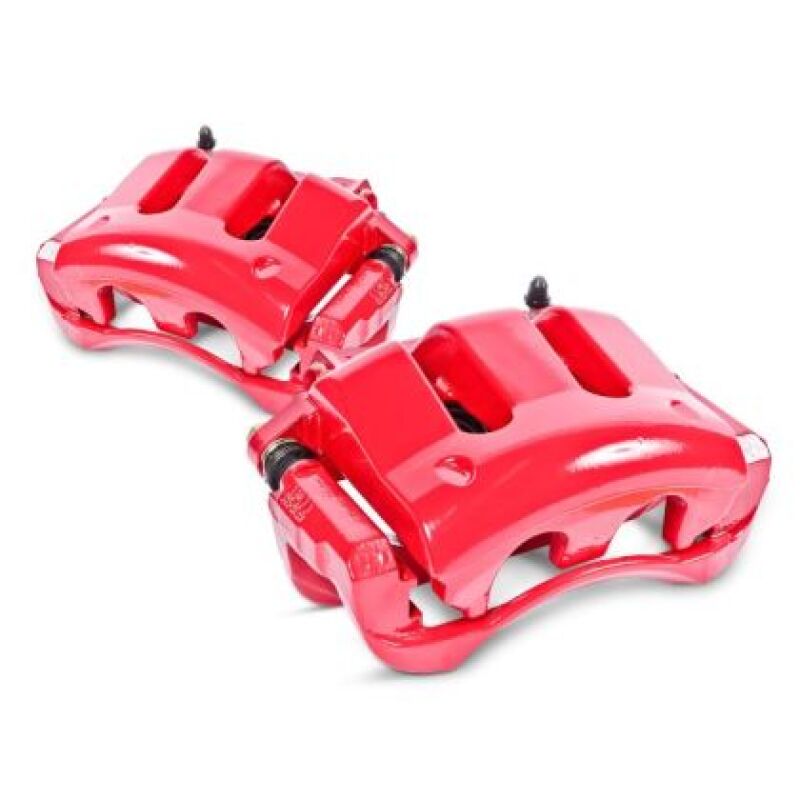 PowerStop Power Stop 08-14 Subaru Tribeca Rear Red Caliper w/Bracket - Pair