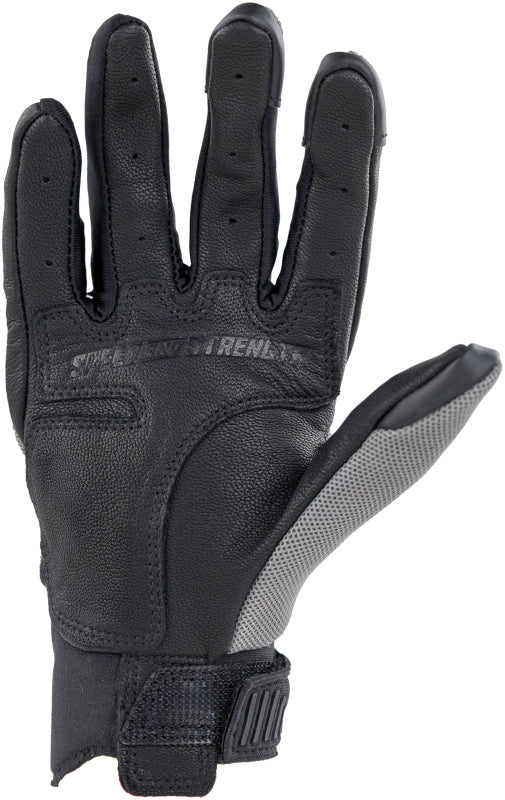 Speed and Strength Starstruck Mesh Gloves Grey Womens - XS