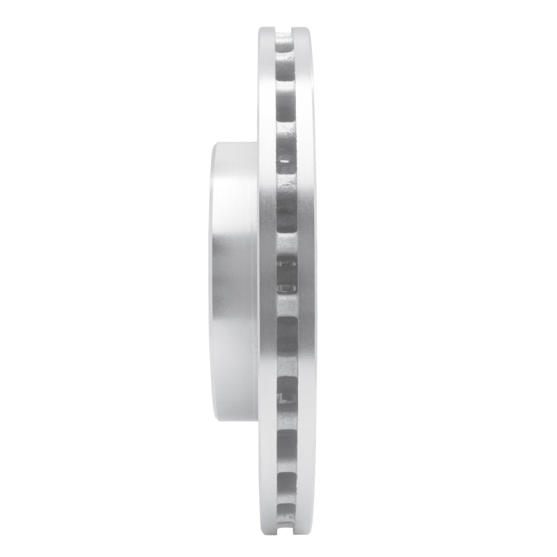 R1 Concepts R1 03-09 Mercedes-Benz E350 Front Right Drilled & Slotted Silver Brake Rotor
