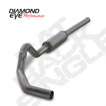 Diamond Eye Performance Diamond Eye KIT 4in Catback Single SS: 2004.5-2007.5 DODGE CUMMINS 600
