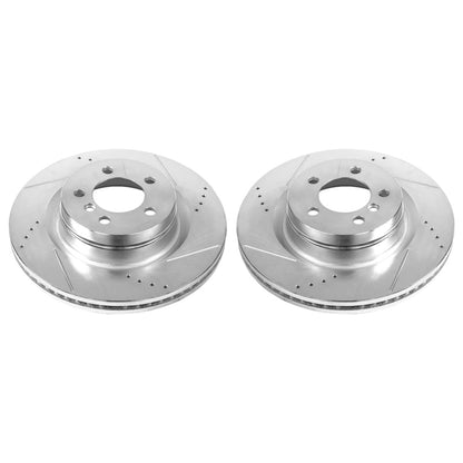 PowerStop Power Stop 06-09 Land Rover Range Rover Front Evolution Drilled & Slotted Rotors - Pair
