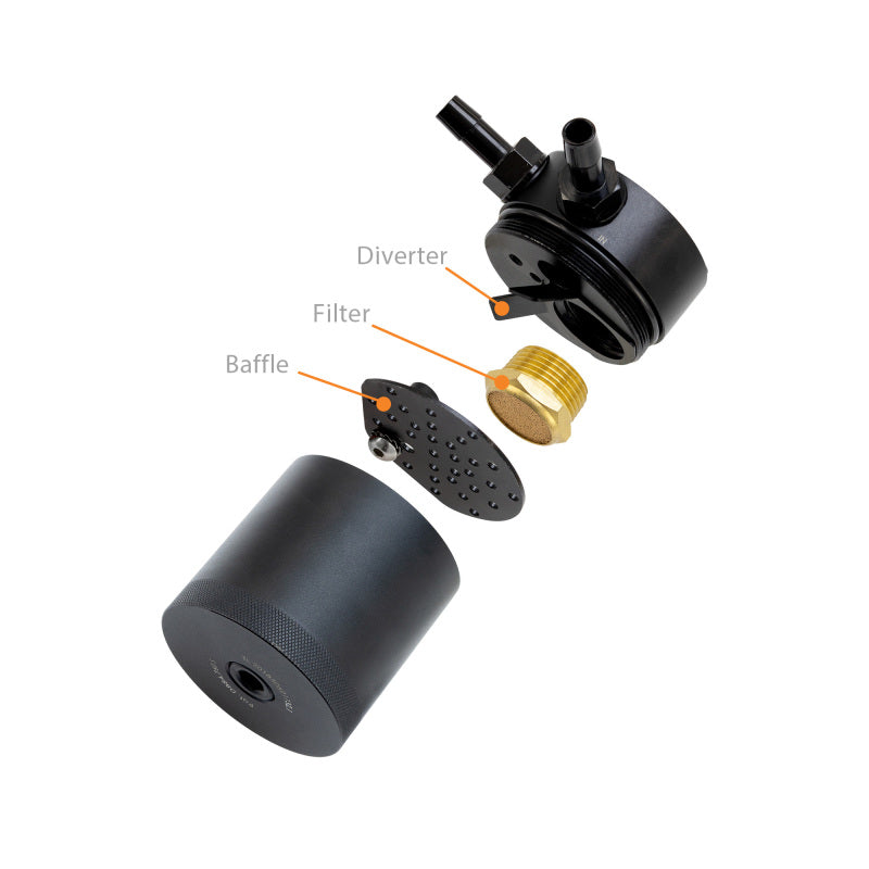 Mishimoto 2018+ Honda Accord 1.5T Direct Fit Catch Can - Black Bracket