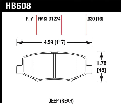 Hawk Performance Hawk HPS Street Brake Pads