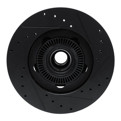 R1 Concepts R1 06-12 Ford Ranger (Mexico) Front Left Drilled & Slotted Black Brake Rotor