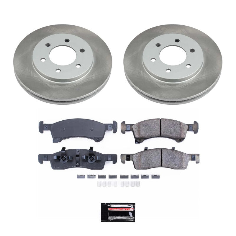PowerStop Power Stop 03-06 Lincoln Navigator Front Semi-Coated Rotor Kit