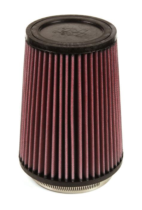 K&N Engineering K&N Filter Universal Rubber Filter 4 inch Flange 5 3/8 inch Base 4 3/8 inch Top 7 inch Height
