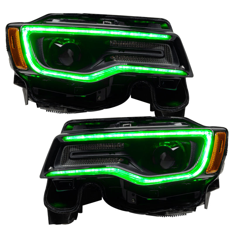 ORACLE Lighting Oracle 1421 Jeep Grand Cherokee Dynamic Headlight DRL Upgrade Kit ColorSHIFT Dynamic