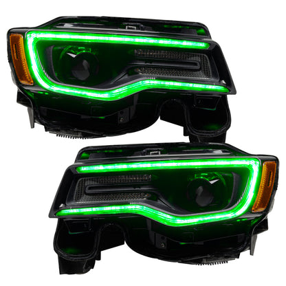 ORACLE Lighting Oracle 1421 Jeep Grand Cherokee Dynamic Headlight DRL Upgrade Kit ColorSHIFT Dynamic