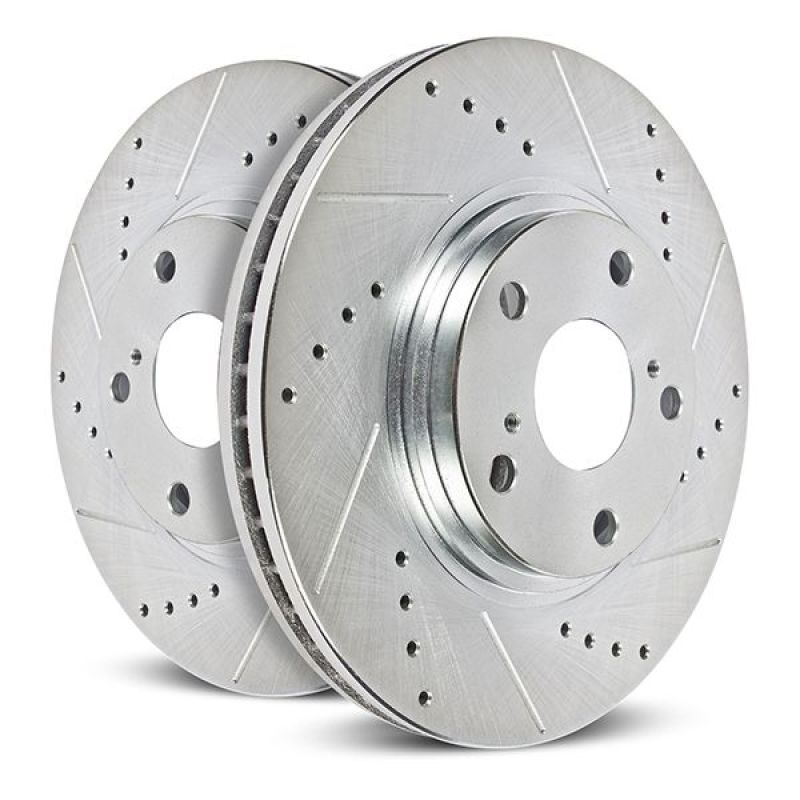 PowerStop Power Stop 18-20 Land Rover Range Rover Velar Rear Drilled & Slotted Rotor (Pair)
