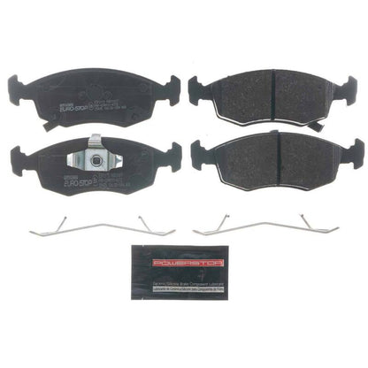 PowerStop Power Stop 12-19 Fiat 500 Euro-Stop ECE-R90 Front Brake Pads