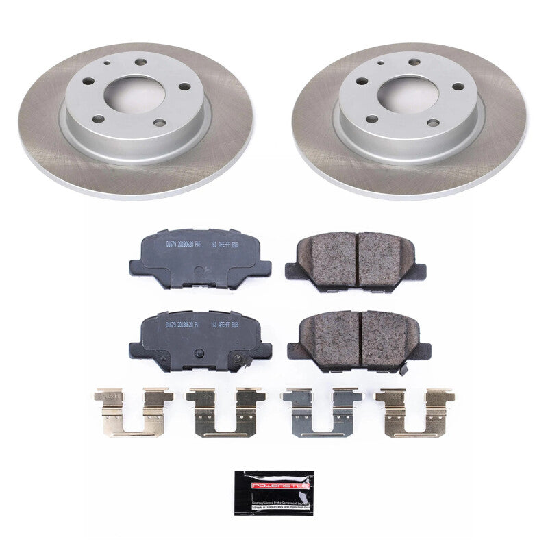 PowerStop Power Stop 14-16 Mazda 3 Rear Semi-Coated Rotor Kit