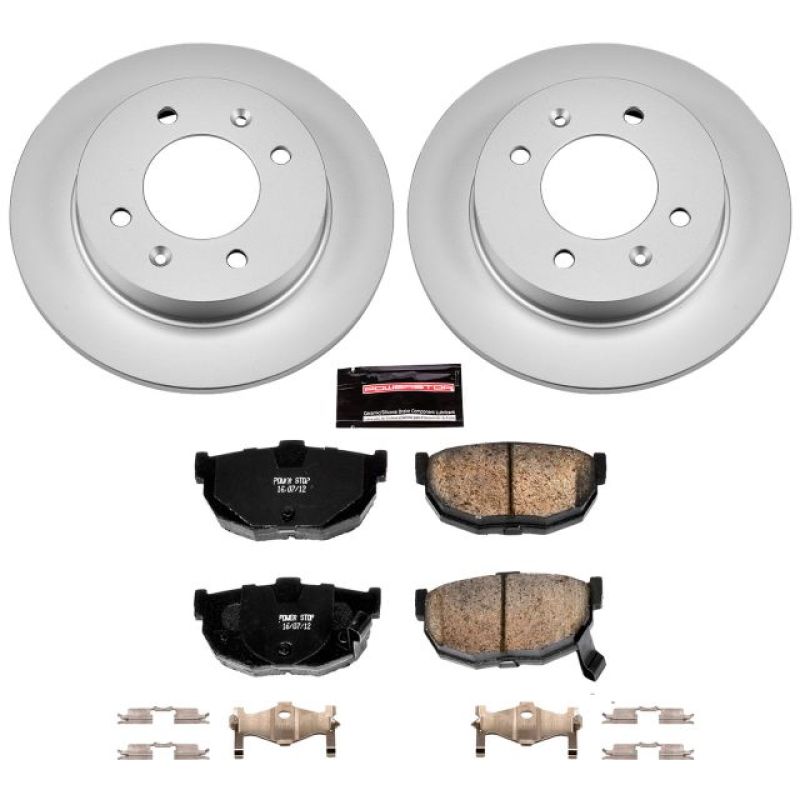 PowerStop Power Stop 97-06 Hyundai Elantra Rear Z17 Evolution Geomet Coated Brake Kit