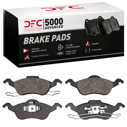 DFC 00-04 Ford Focus Front 5000 Advanced Semi Metallic Brake Pads