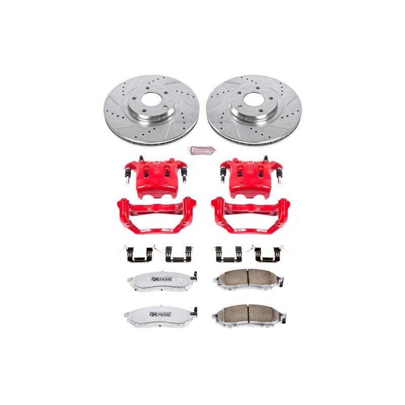 PowerStop Power Stop 11-14 Nissan Murano Front Z26 Street Kit w/Cals