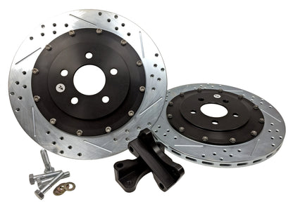 Baer Brakes 05-14 Ford Mustang/07-12 GT500 Eradispeed+1 Rear SDZ 2-Piece Performance Brake Rotors