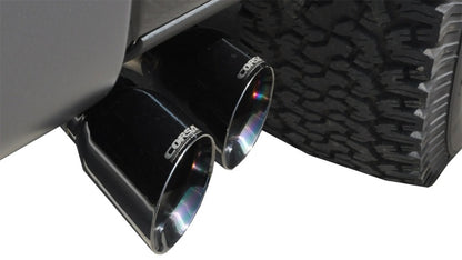 CORSA Performance Corsa 2011-2014 Ford F-150 EcoBoost 3.5L V6 Black Sport Cat-Back Exhaust