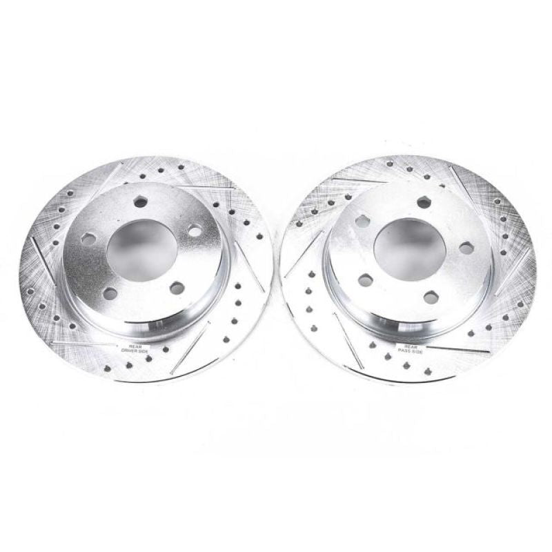 PowerStop Power Stop 04-13 Mazda 3 Rear Evolution Drilled & Slotted Rotors - Pair