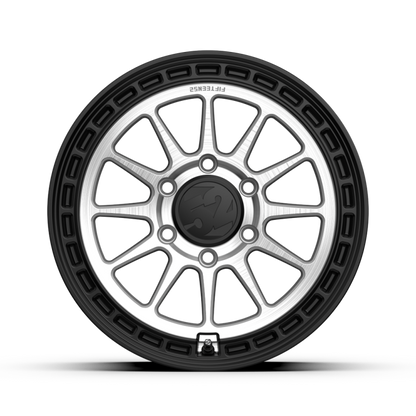 fifteen52 Range HD 17x8.5 5x127 0mm ET 71.5mm Center Bore Machined Clear/Gloss Black Wheel