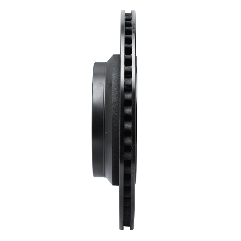R1 Concepts R1 07-21 Lexus LS460 Rear Right Slotted Black Brake Rotor