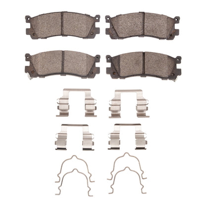 R1 Concepts R1 92-98 Mazda 929 Rear Optimum OE Pads & Hardware Kit