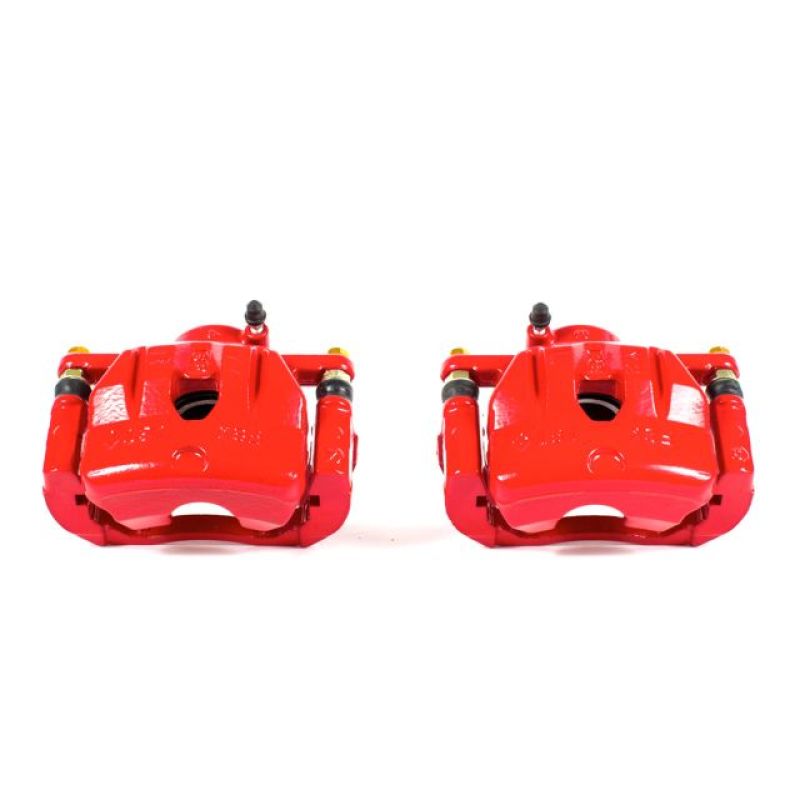 PowerStop Power Stop 04-11 Mazda RX-8 Front Red Calipers w/Brackets - Pair