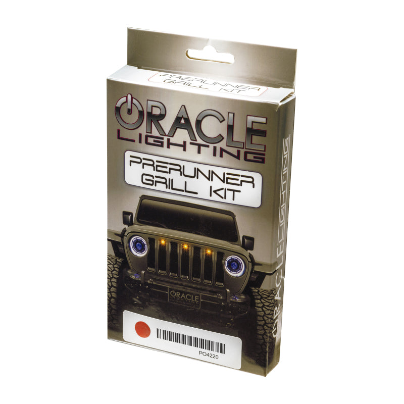 ORACLE Lighting Oracle Universal Pre-Runner Style LED Grill Light Kit (New Style) - Amber w/Tinted Lens