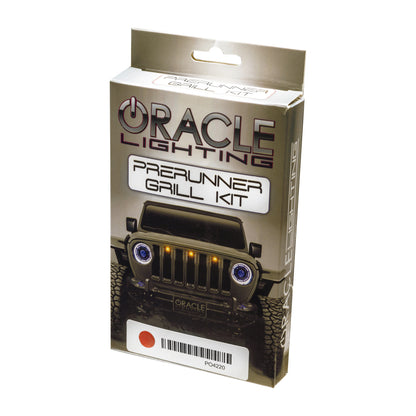 ORACLE Lighting Oracle Universal Pre-Runner Style LED Grill Light Kit (New Style) - Amber w/Tinted Lens