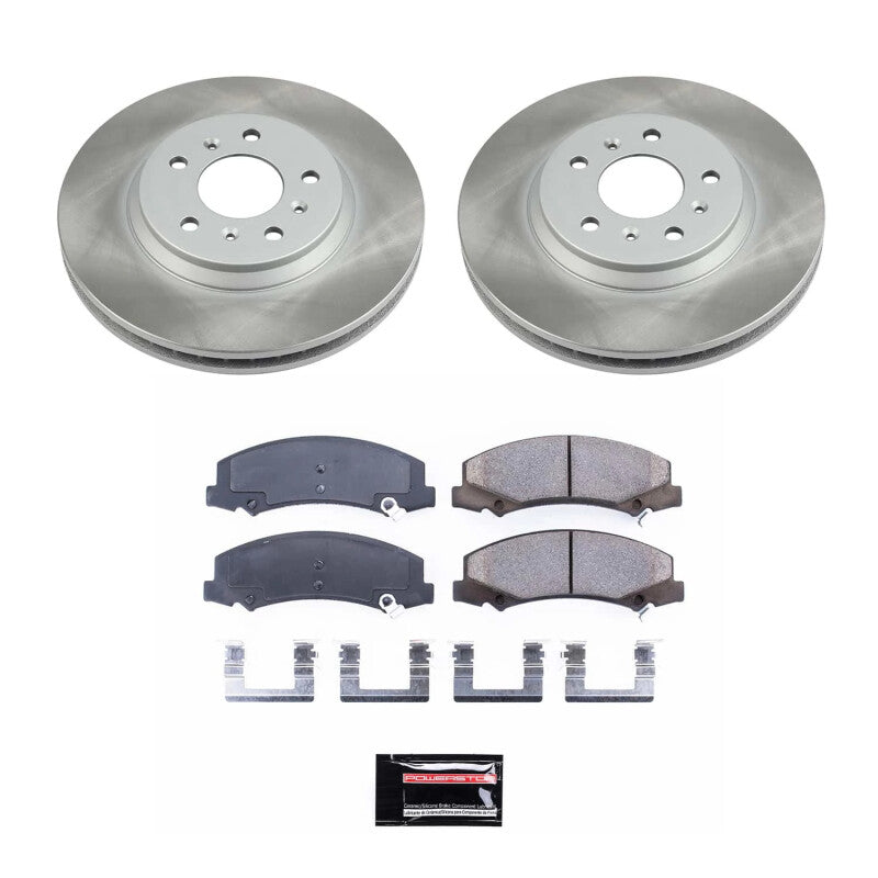 PowerStop Power Stop 06-07 Chevrolet Monte Carlo Front Semi-Coated Rotor Kit