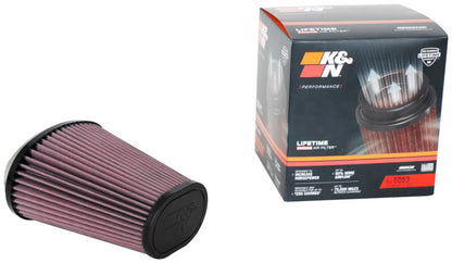 K&N Engineering K&N Universal Clamp-On Air Filter 2.844x4.813in Flg ID x 6.5x4.75in B OD x 4.5x3.25in T OD x 7.5in H