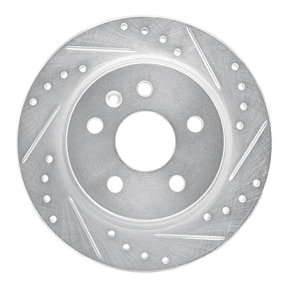 R1 Concepts R1 11-22 Buick Encore Rear Right Drilled & Slotted Silver Brake Rotor