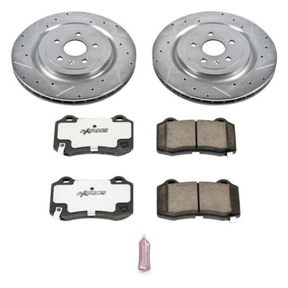 PowerStop Power Stop 09-15 Cadillac CTS Rear Z26 Street Warrior Brake Kit