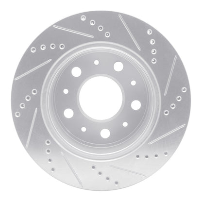 R1 Concepts R1 14-21 Ram Promaster 2500 Rear Left Drilled & Slotted Silver Brake Rotor