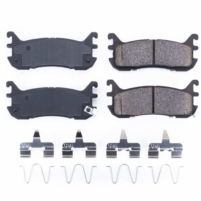 PowerStop Power Stop 97-03 Ford Escort Rear Z17 Evolution Ceramic Brake Pads w/Hardware