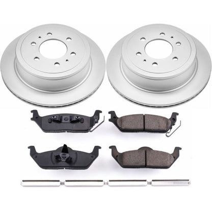 PowerStop Power Stop 04-11 Ford F-150 Rear Z17 Evolution Geomet Coated Brake Kit