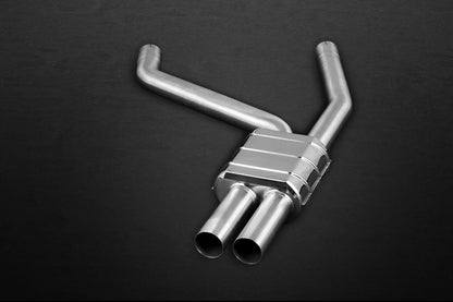 Capristo 02PO01703002 Porsche 958 Cayenne V8 Induction ECE Valved Exhaust with Mid-Pipes (CES3) 