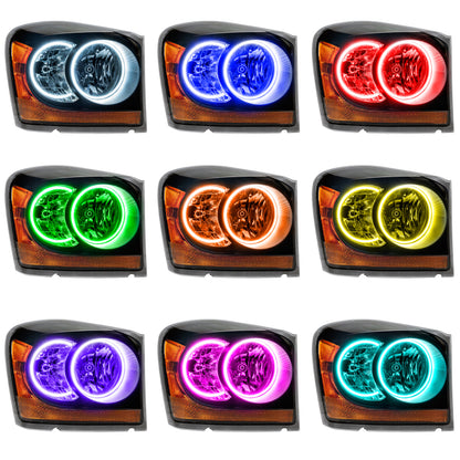ORACLE Lighting Oracle Dodge Durango 04-06 Halo Kit - ColorSHIFT w/ 2.0 Controller