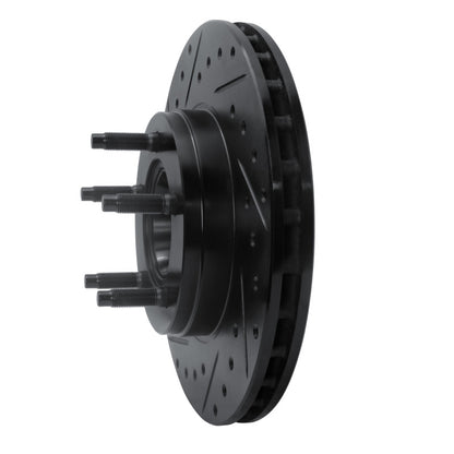 R1 Concepts R1 1995-1997 Ford Ranger (USA/Canada) Front Left Drilled & Slotted Black Brake Rotor