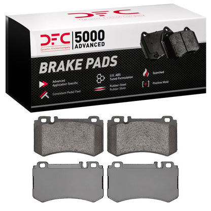 DFC 03-13 Mercedes-Benz SL55 AMG Rear 5000 Advanced Low Metallic Brake Pads