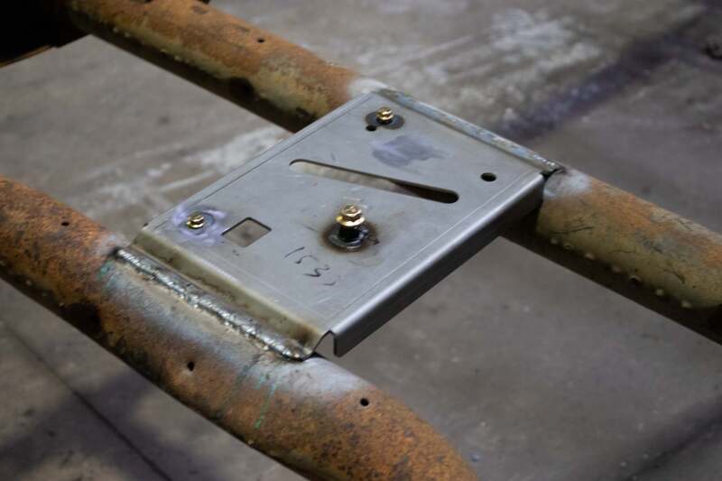 Rustbuster Spare Tire Plate For Rear Frame Crossmember