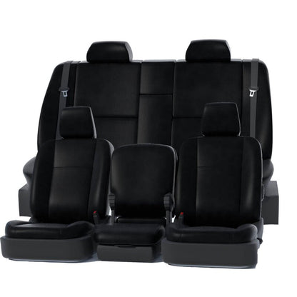 Covercraft 2025 Ford Explorer Leatherette Precision Fit Custom 2nd Row Seat Covers - Black