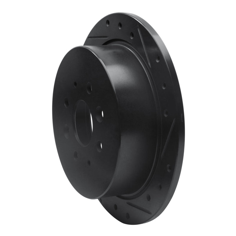 R1 Concepts R1 99-03 Renault SCENIC (Mexico) Rear Right Drilled & Slotted Black Brake Rotor
