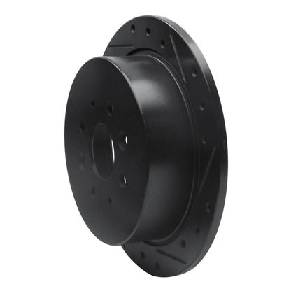 R1 Concepts R1 99-03 Renault SCENIC (Mexico) Rear Right Drilled & Slotted Black Brake Rotor