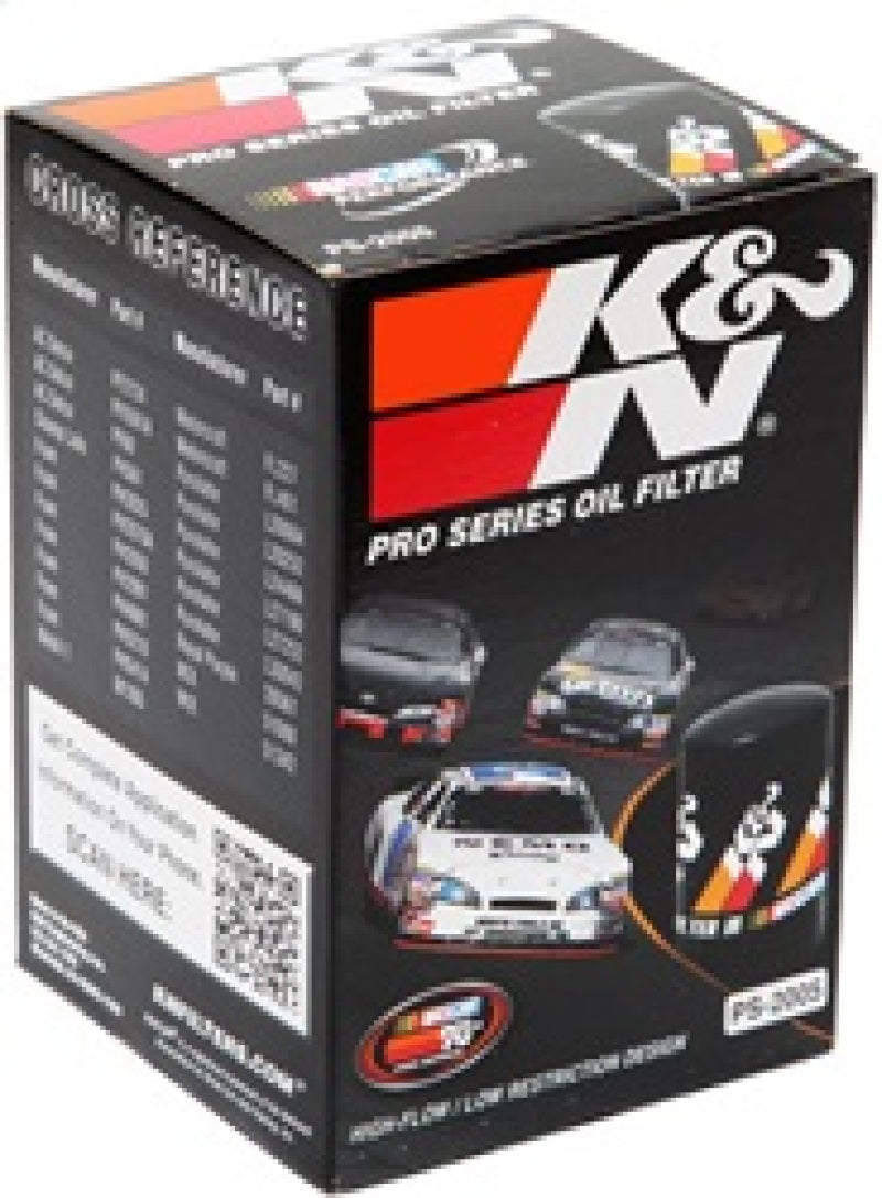 K&N Engineering K&N Oil Filter for Nissan/Ford/Toyota/Audi/Chevy/Subaru/VW/Porsche/BMW 3in OD x 5.063in H