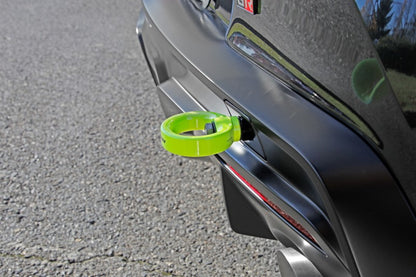 Perrin Performance PERRIN 20-25 Toyota Supra Tow Hook Kit (Rear) - Neon Yellow